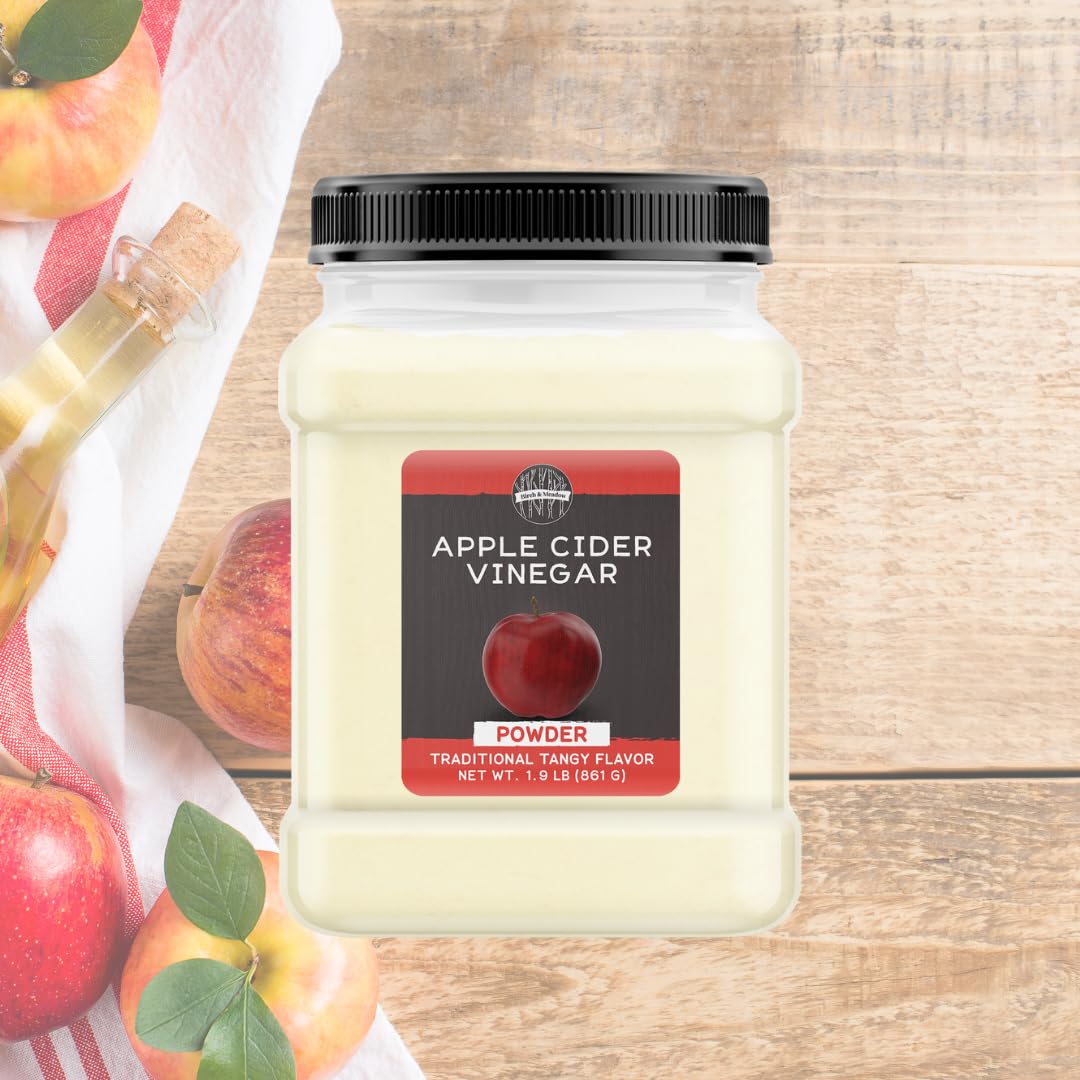 Birch & Meadow Apple Cider Vinegar Powder, 1.9 lbs, Cooking & Baking, Dry Vinegar, Tangy Flavor