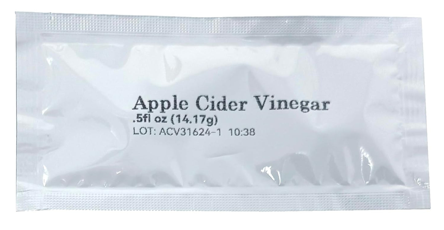 Apple Cider Vinegar Packets – ACV Individual Packets, Single Serve Apple Cider Vinegar Individual Packets 50 Pack Morning Drink Packets of ACV with the Mother (0.5 Ounce or 1 TBSP Per Packet)