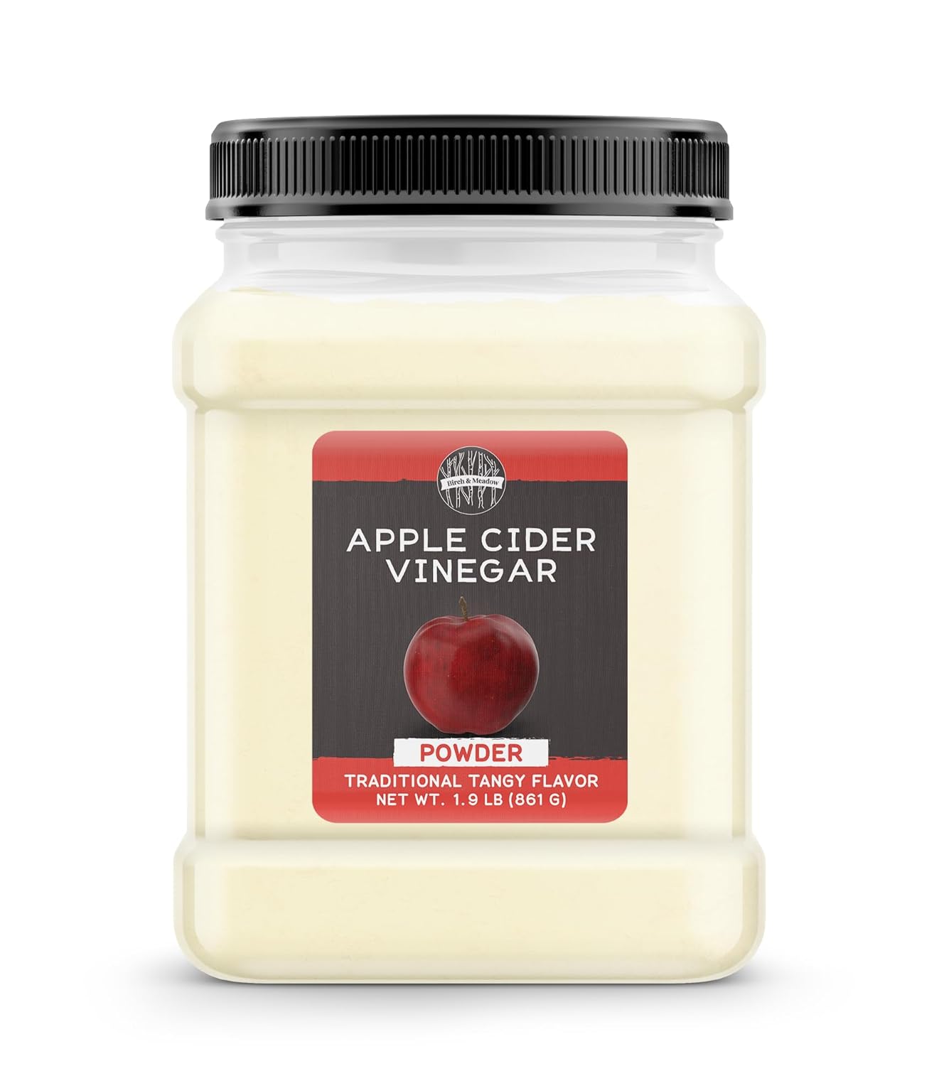 Birch & Meadow Apple Cider Vinegar Powder, 1.9 lbs, Cooking & Baking, Dry Vinegar, Tangy Flavor