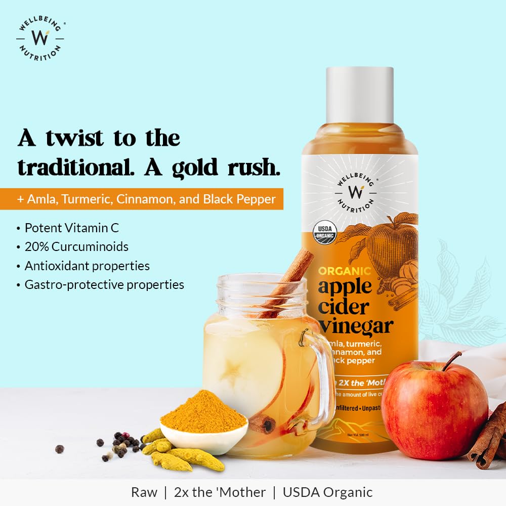 Wellbeing Nutrition Himalayan Apple Cider Vinegar (2X Mother) | 500 ml