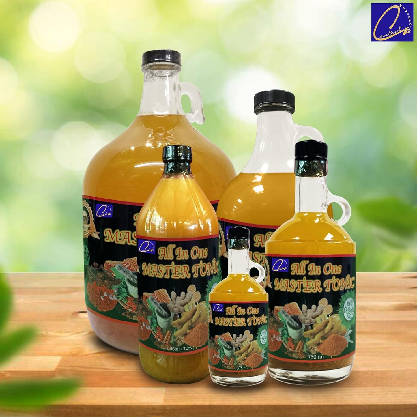 64oz Kosher| Halal | Natural apple cider vinegar | All in One Master Tonic Shots cinnamon, cloves, lemon, ginger, turmeric, cayenne pepper, honey, water | USDA Certified Organic | Fire Cider