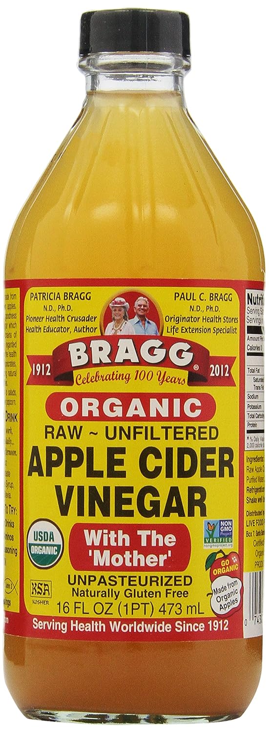 Bragg Apple Cider Vinegar, 16 Ounce (Pack of 2)