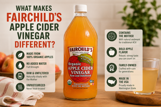 What Makes Fairchild’s Apple Cider Vinegar Different?