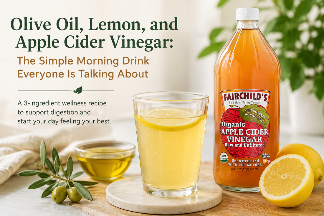 Olive Oil, Lemon, and Apple Cider Vinegar: The Simple Morning Drink Everyone Is Talking About