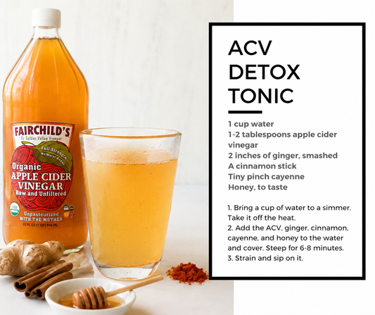 ACV Detox Tonic Recipe: A Simple Warming Drink with Apple Cider Vinegar