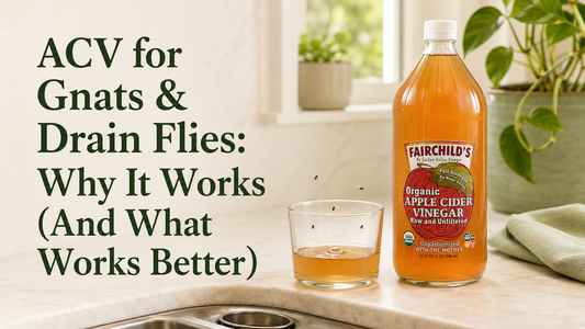 ACV for Gnats & Drain Flies: Why It Works (And What Works Better)