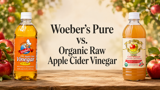 wooers pure vs organic raw apple cider vinegar