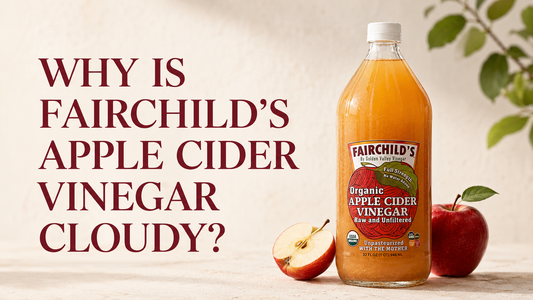 Cloudy Fairchild's Apple Cider Vinegar with the Mother and natural sediment