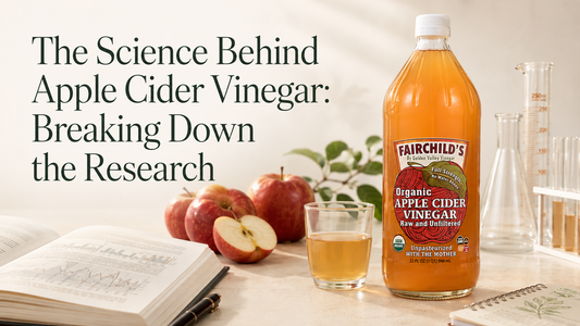 books, apples and Fairchild's Apple Cider Vinegar