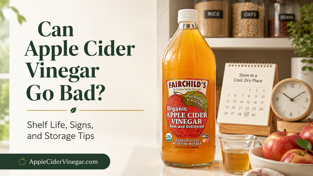 Can Apple Cider Vinegar Go Bad? Shelf Life, Signs, and Storage Tips