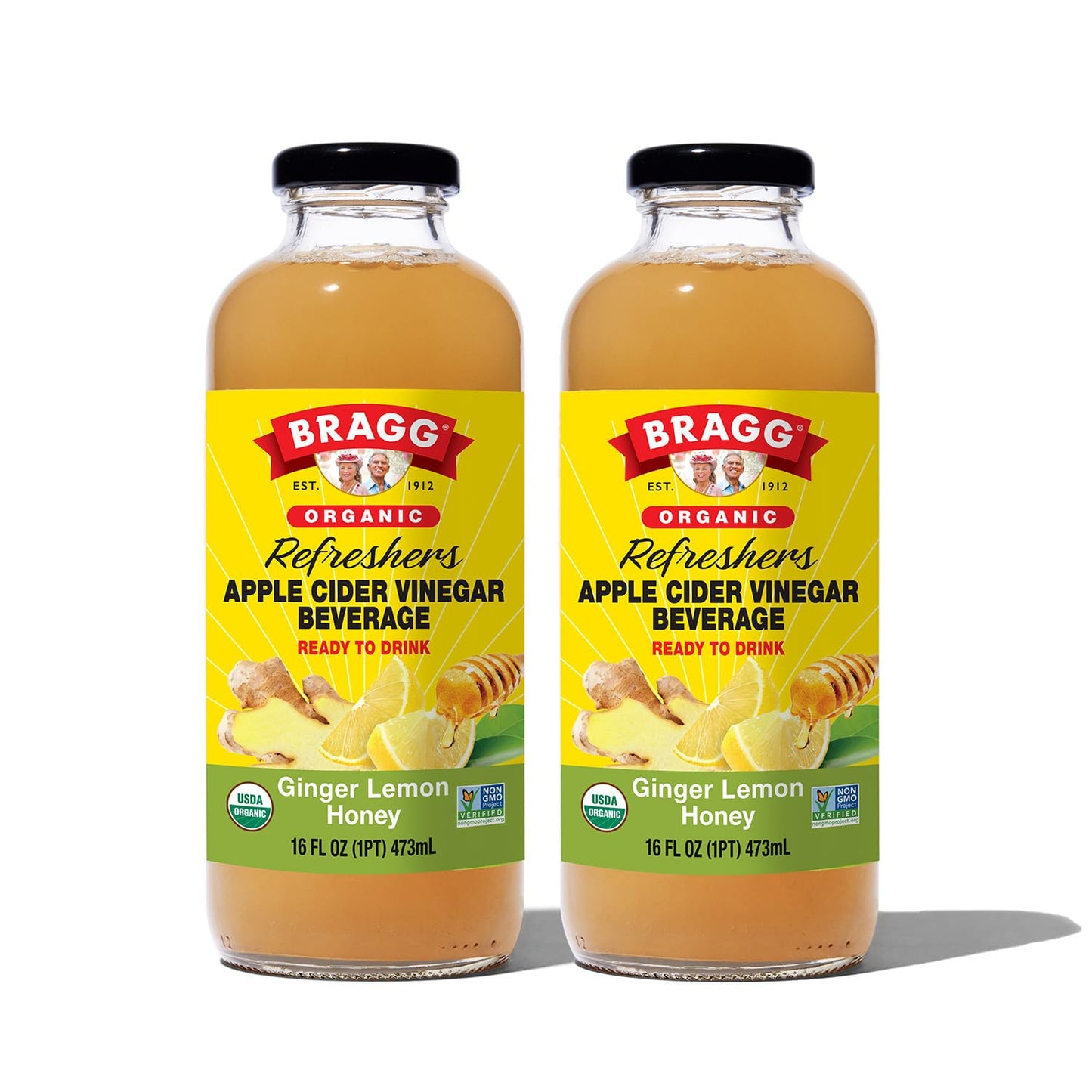 Bragg Apple Cider Vinegar Refreshers – 16 fl oz, 2-Pack