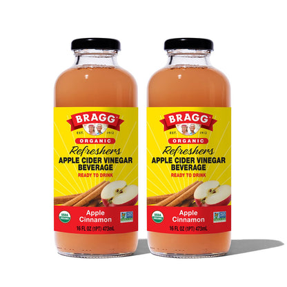 Bragg Apple Cider Vinegar Refreshers – 16 fl oz, 2-Pack