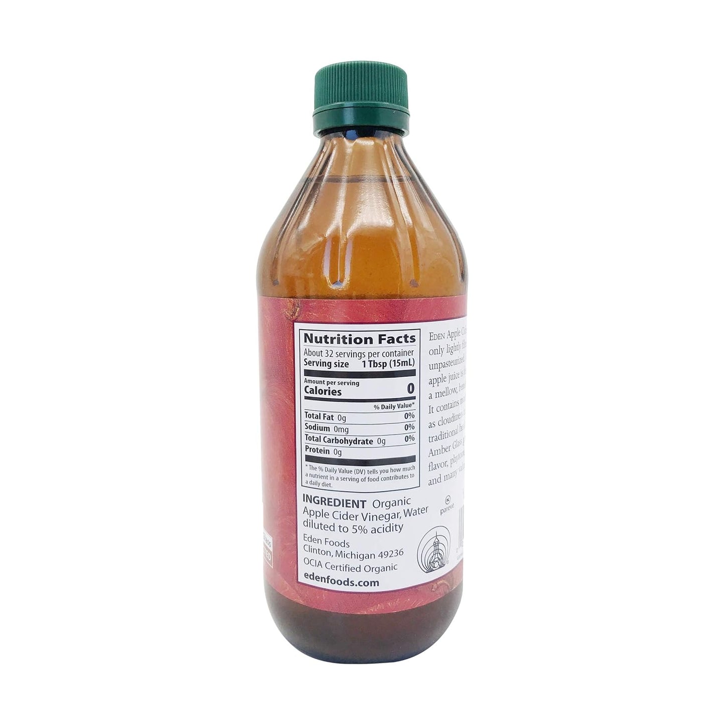 EDEN FOODS Organic Apple Cider Vinegar, 16 FZ