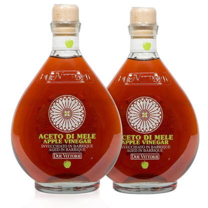 Due Vittorie Italian Apple Cider Vinegar Aged in Wine Barrels – 16.9 fl oz