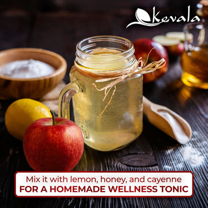 Kevala Organic Raw Apple Cider Vinegar with the Mother