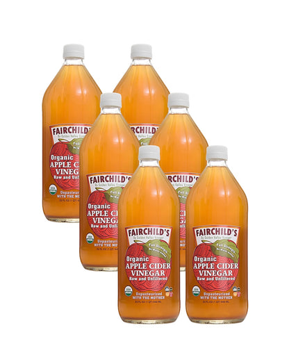 Fairchild’s Organic Apple Cider Vinegar – 32oz (With The Mother)