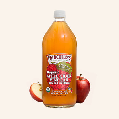 Fairchild’s Organic Apple Cider Vinegar – 32oz (With The Mother)
